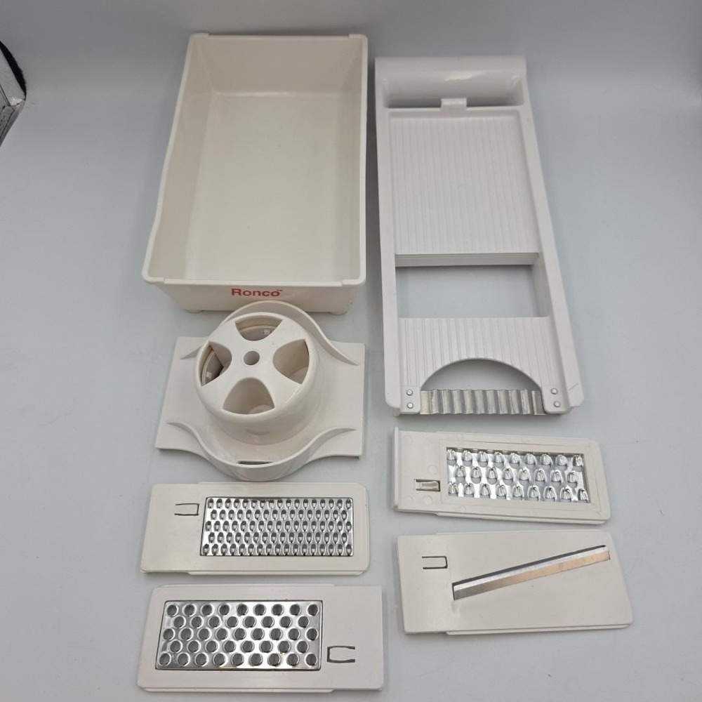 Ronco Vintage Dial-O-Matic Food Cutter Slicer Kitchen Appliance USA